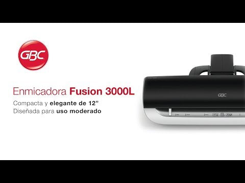 
                  
                    Cargar y reproducir el video en el visor de la galería, Enmicadora Fusion 3000L 12&amp;quot; 5mil - GBC P3811
                  
                