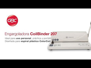 
                  
                    Cargar y reproducir el video en el visor de la galería, Engargoladora para Espiral Plástico GBC MX0017 CoilBinder - Paso 4:1
                  
                